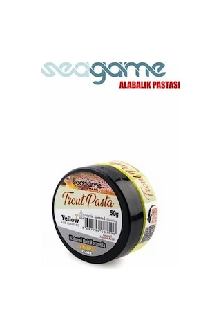 Seagame Trout Pasta Alabalık Hamuru Sarımsak Sarı 50g
