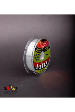 Vito Süper Strong Monoflament Şeffaf Misina 160 Metre 0,30mm - Standart