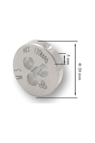 Mte M3x0,5 Pafta Normal Vidalı Hss