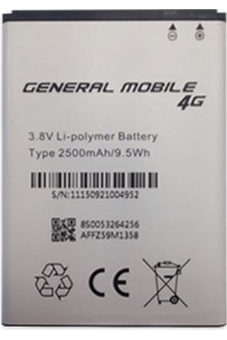 General Mobile Discovery 4G Pil Batarya 4G Dual-5G