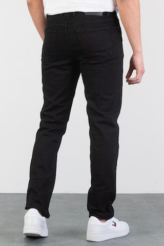 HLT Jeans Erkek Siyah Regular Boru Paça Esnek Likralı Denim Jeans Kot Pantolon Hlthe001973 - Siyah Siyah