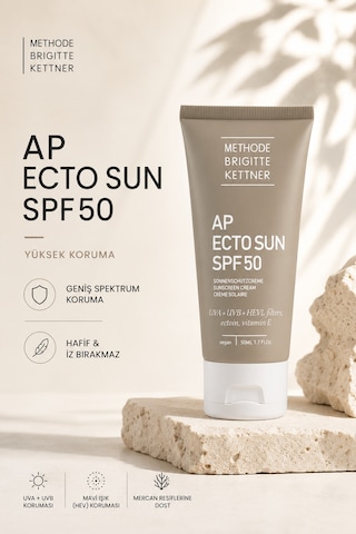 Methode Brigitte Kettner Ap Ecto Sun Spf50 50 Ml Yüksek Korumalı Yüz Güneş Kremi
