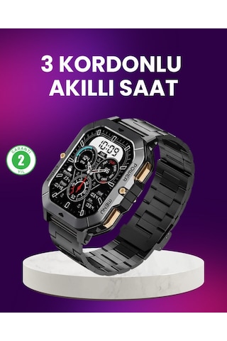 Northcity Akıllı Saat: Bildirim, Spor Takibi Ve Amoled Ekranlı Kablosuz Şarjlı Model