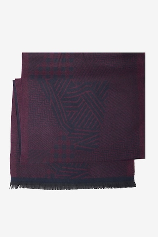 Altınyıldız Classıcs Erkek Lacivert Bordo Desenli Standart Fit Atkı