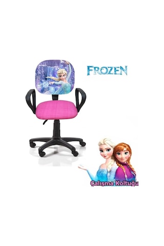 Karlar Ülkesi Elsa Frozen Desenli Çocuk Odası Ders Çalışma