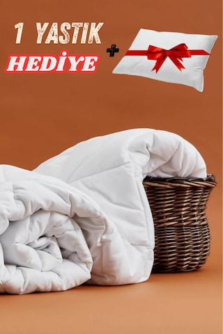 Microfiber Biyeli Tek Kişilik Yorgan 155 X 215 + 1 Yastık  -226 Diğer