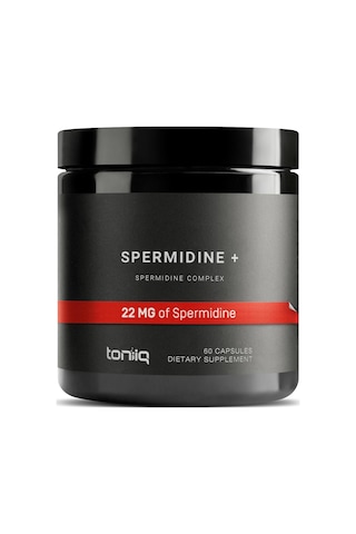 Toniiq Spermidine Rice Germ Extract And Trihydrochloride 22mg 60 Vegetarian Caps