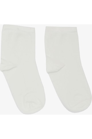 Artı Kız Çocuk Soket Çorap Basic 1-6 Yaş, Ekru-ekru Ekru