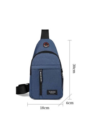 Erkek Göğüs Çantası, Omuz Çantası Siyah