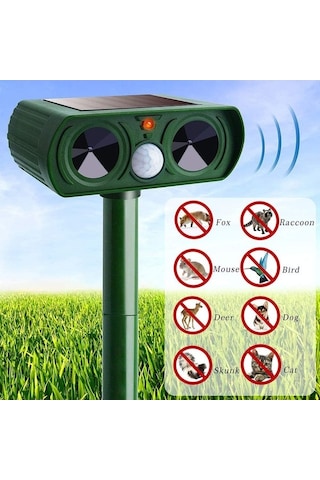 Moly Çim Yeşili Güneş Enerjisi Sürücüsü, Sokak Kedilerini Ve Köpeklerini Uzaklaştırın