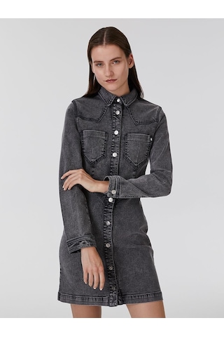 LOFT Slim Fit Kadın Elbise Lf2028437 Q1.v1 Denim