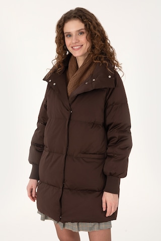 U.s. Polo Assn. Kadın Koyu Kahverengi Kaban 50308606-vr084
