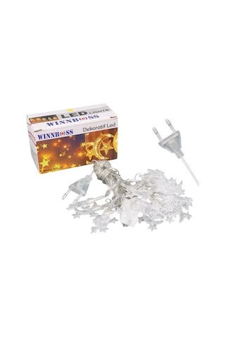 Winnboss Wn-1181 5 Metre 20 Ledli Ay Yıldızlı Günışığı Sabit Led Dekoratif Aydınlatma 5 Watt