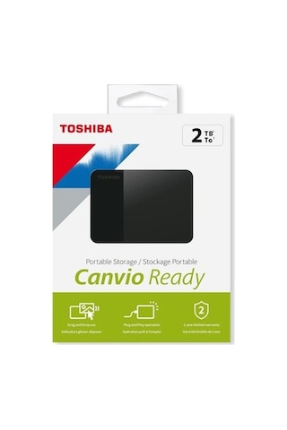 Toshiba 2tb Canvio Ready 2.5" Gen1 Usb 3.2 Harici Harddisk