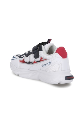 Slazenger Kufa I Erkek Çocuk Cırt Cırtlı Beyaz / Lacivert Günlük Spor Ayakkabısı Beyaz - Lacivert