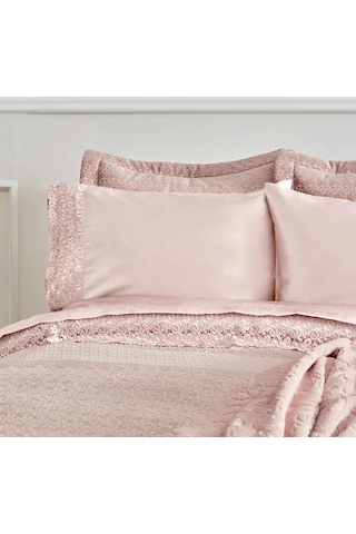 Karaca Home Anita Saten 8 Parça Çeyiz Seti Rose Gold