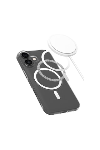Buff Apple Uyumlu iPhone 17 Magsafe Air Fit Kılıf Şeffaf