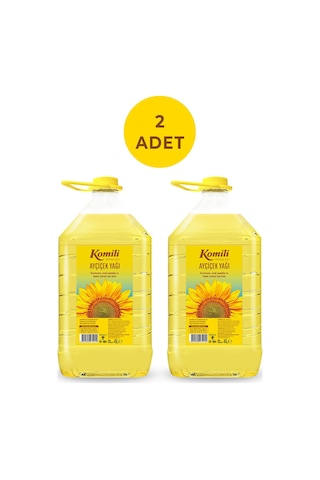 Komili Ayçiçek Yağı Pet Dar Ağız 2 x 4 L