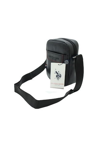 U.S. Polo Assn. Plevr 8440 Us Polo Assn Suni Deri Erkek Portföy Çanta-Siyah