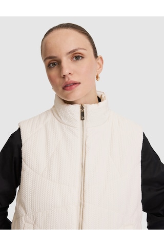 Pierre Cardin Kadın Ekru Mont Yelek 50320364-vr019