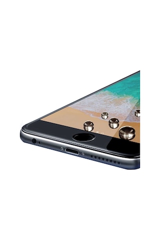 Apple iPhone Uyumlu 6 Plus Ekran Koruyucu Tam Ekran Seramik Esnek Davin 3 Adet