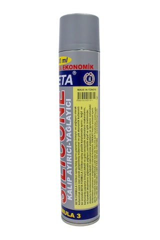 Beta Formula-3 Yağlayıcı Etkili Şeffaf 500ml Kalıp Ayırıcı Silikon Spre 1