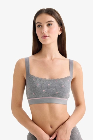 Defacto Dantel Detaylı Kapsız Pedsiz Balensiz Bralet G6403ax26spgr371 Gri-gr371