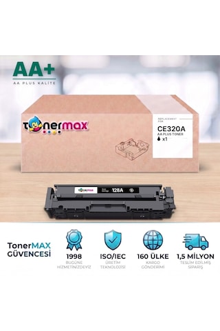 Hp 128a Ce320a Siyah Uyumlu Toner Aa Plus / Color Laserjet Cm1415 / Cp1525