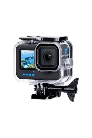 Outfire Gopro 9/10/11 Uyumlu 60 Metre Su Geçirmez Koruyucu Muhafa