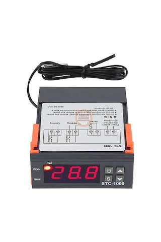 Stc-1000 220v Ekranlı Dijital Termostat Sıcaklık Kontrol Cihazı