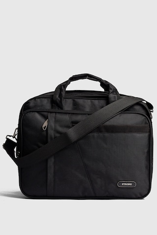 15.6" İnç Körüklü Evrak Bilgisayar Notebook Laptop Çantası Kse02 Siyah Siyah