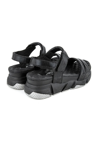 Siyah Platform Sandalet Muya Kadın Sandalet 312-siyah