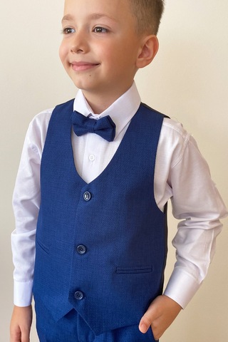 Erkek Çocuk Papyonlu Yelekli Takım Elbise Te.4000yy 001