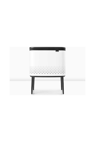Brabantia Bo Beyaz Plastik Kapaklı Çamaşır Sepeti 60lt Beyaz