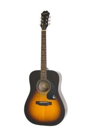 Epiphone Aj-220S Solid Top Akustik Gitar Vintage Sunburst