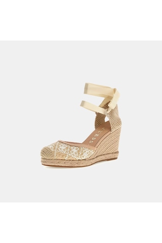 Guess Kadın Topuklu Sandalet Fljcryfal04 White-multicolor Beyaz - Çok Renkli