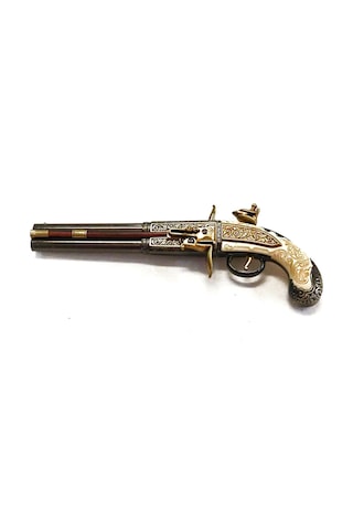 Denix Replika Çift Dönen Namlulu Tabanca 33 Cm, İngiltere 1750