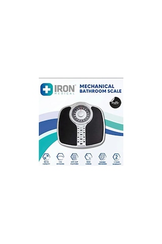 İron Medical Mekanik Banyo Tartısı Baskül 180 Kg Kapasite
