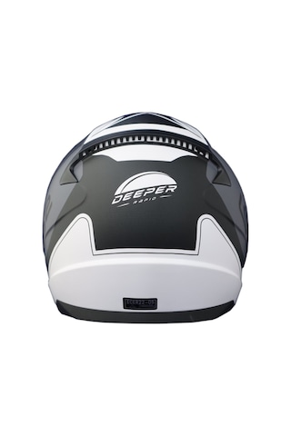 Ls2 Rapıd Deeper Mat Beyaz-Siyah Full Face Kask