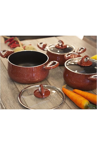 Taç Titan Granit 3'lü Güveç Seti Tt-1102 Diğer