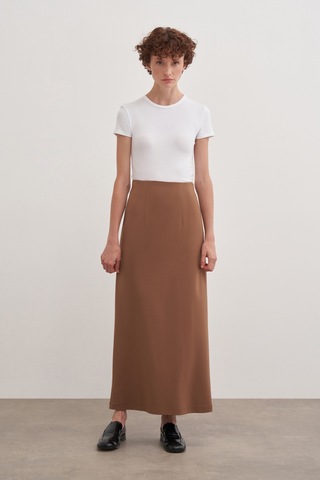 Aker 24aw01162111 Küçük Beden Etek 24aw01162111 038 Camel CAMEL