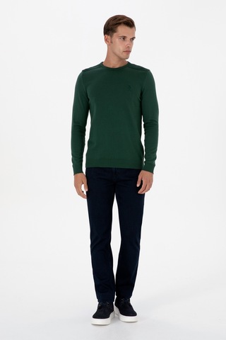 U.S. Polo Assn. Erkek Lacivert Straight Fit Jean Pantolon 50307754-VR033