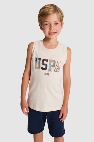 U.S. Polo Assn. Erkek Çocuk Bej Pijama Takım 50328629-vr011