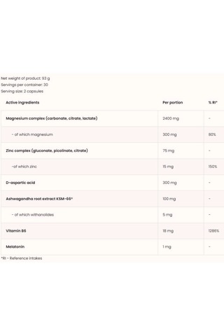 Ostrovit Zmadvanced Test Booster Daa Aspartic Acid+zinc+magnesiu