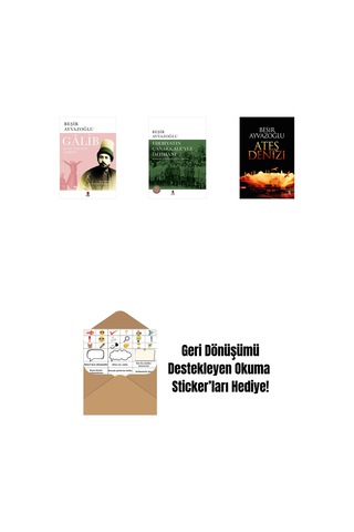 Gâlib - Kuğunun Son Şarkısı + Edebiyatın Çanakkale Yle İmtihanı Ciltli + Ateş Denizi + Okuma Sticker'ları