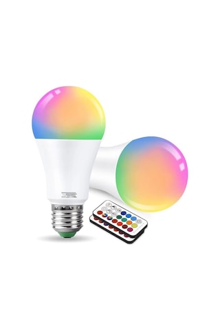 Mey İthalat Led Ampul Enerji Dostu Rgb Işıklı 100w Led Işık Çok Renkli 85165360