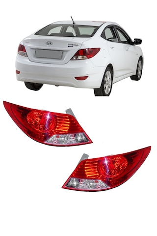Hyundai Accent Blue Arka Stop Lambası Sağ Sol Takım Halinde Hyundai Accent Blue Arka Stop Lambası Sağ Sol Takım Halinde