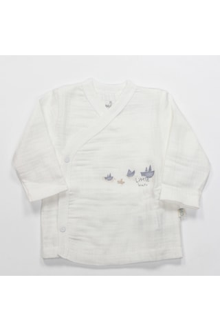 Bistyle 10lu Hastane Çıkışı Müslin Little Boats 11121 Ekru Ekru