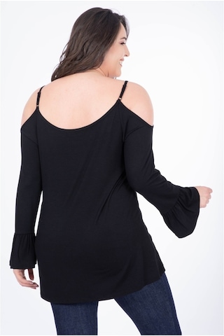 Omuz Detaylı Tişört (532254469)