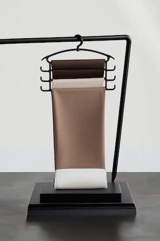 Füme Pantolon Askısı & Dolap Düzenleyici Askı Gri